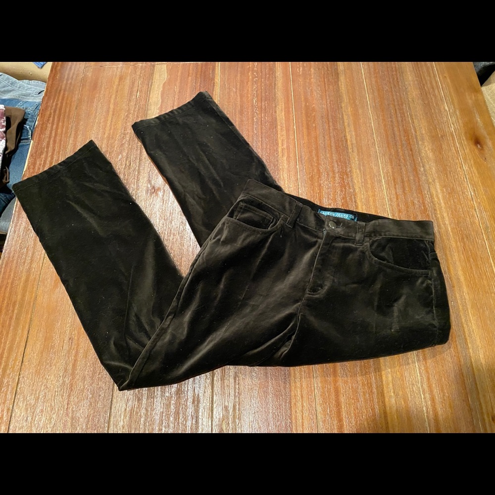 Lauren Ralph Lauren Corduroy Pants Brown Sz 4